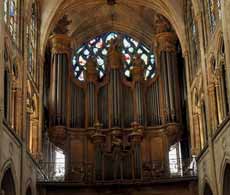 Церковь Сен-Северин в Париже. Органная галерея